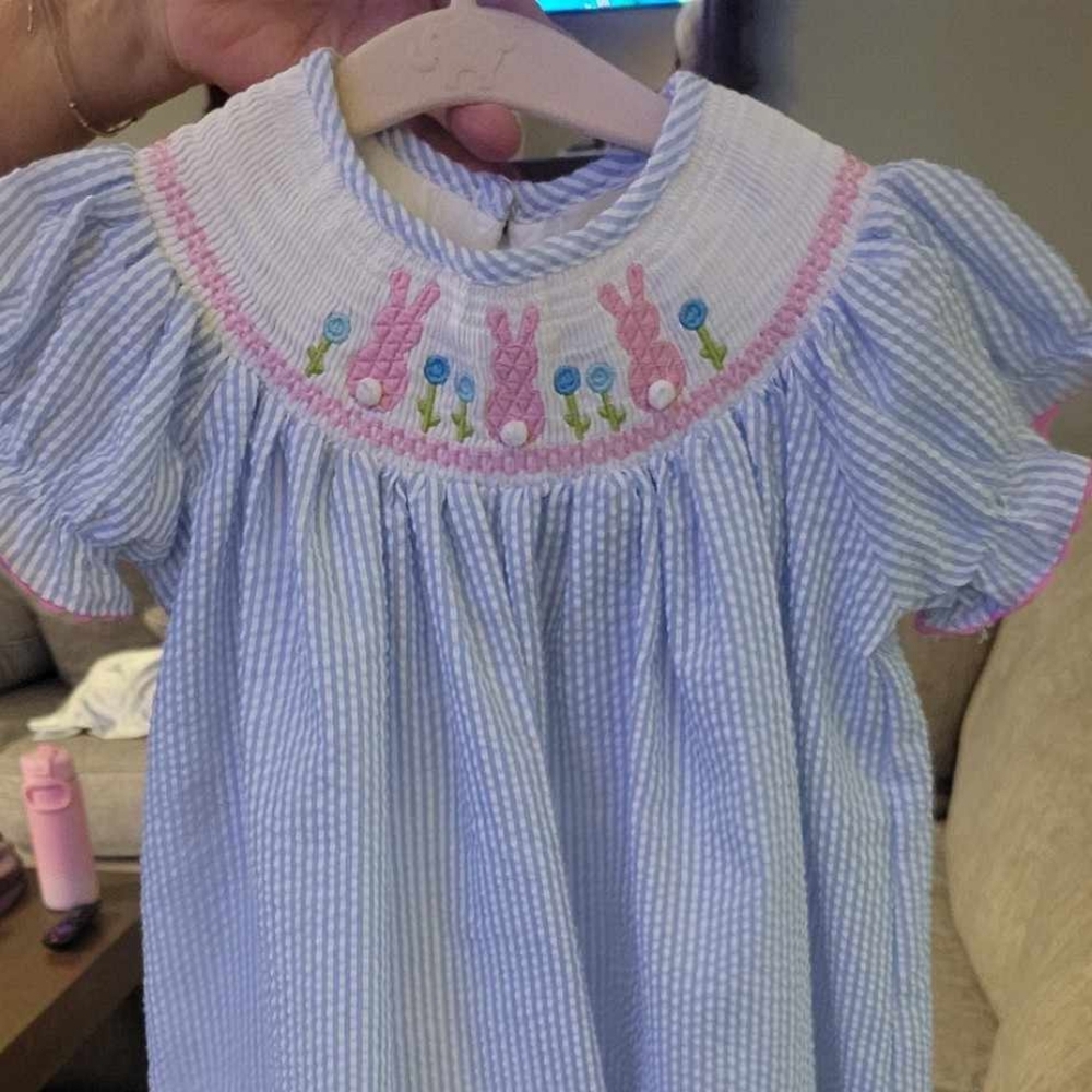 Easter dress (smocked)